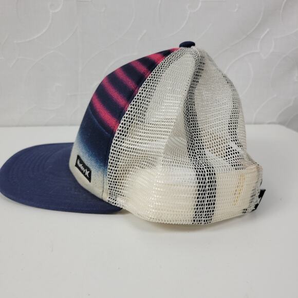 Hurley Ragland Destroy Trucker‎ Unisex Hat Blue Mesh Back Snapback MHA0004040 - Picture 6 of 13